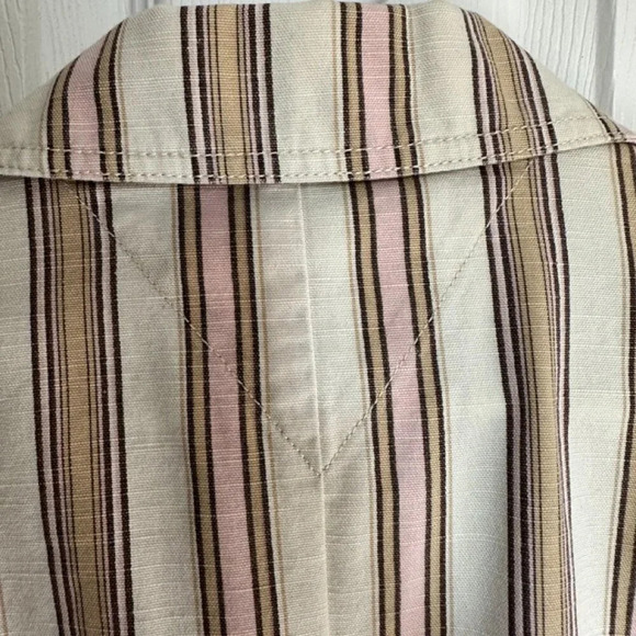 Vintage Tommy Hilfiger blazer/jacket, striped, size 10, 100% cotton, spring - Picture 4 of 9